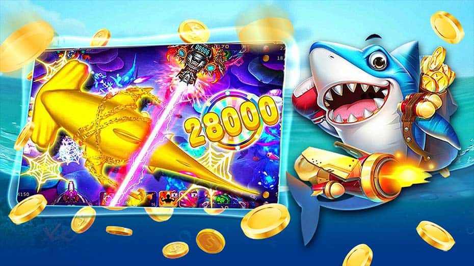 หน้าจอเกมยิงปลาที่เป็นหนึ่งในหมวดเกมของ bv99